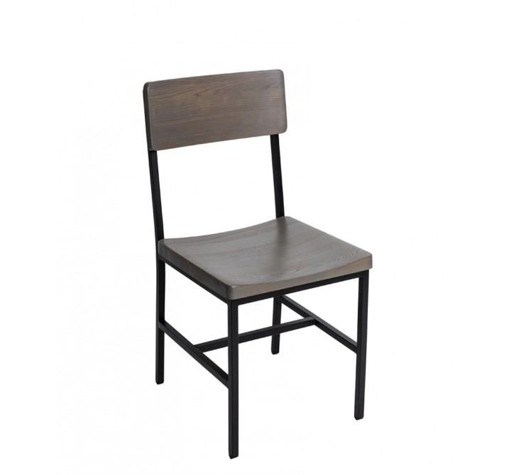 Memphis Side Chair With Gray Ash Back