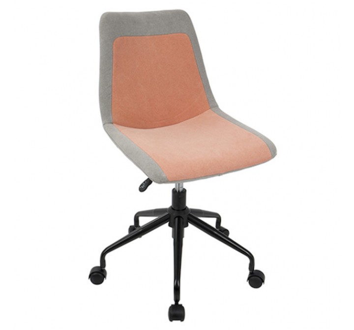 LumiSource Orzo Task Chair - Orange - Perspective