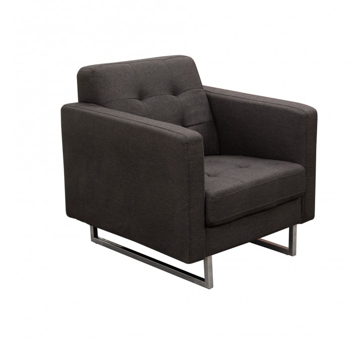 Diamond Sofa Opus Tufted Chair  - CHOCOLATE