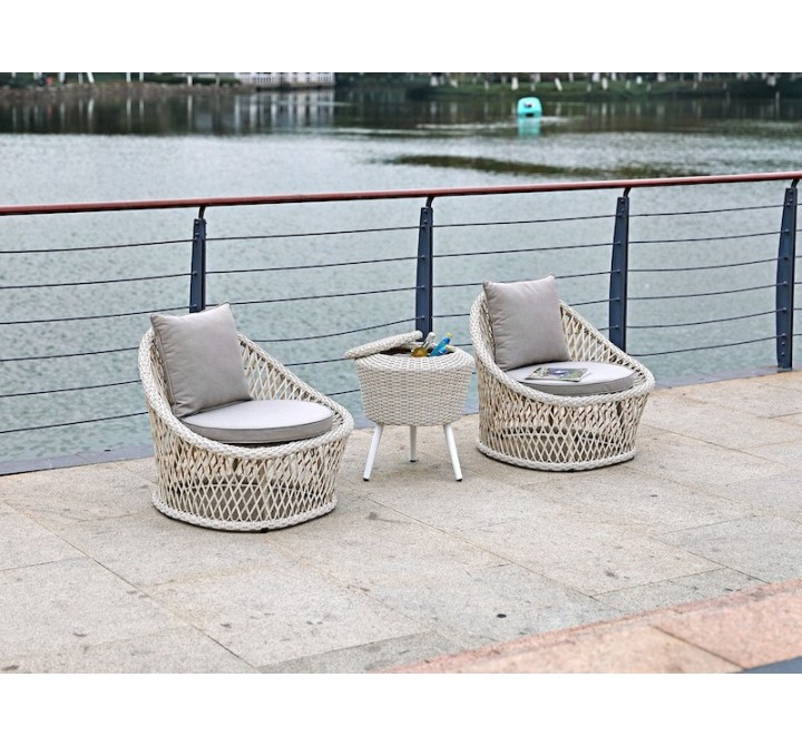 Whiteline Modern Living Canyon Indoor / Outdoor Set