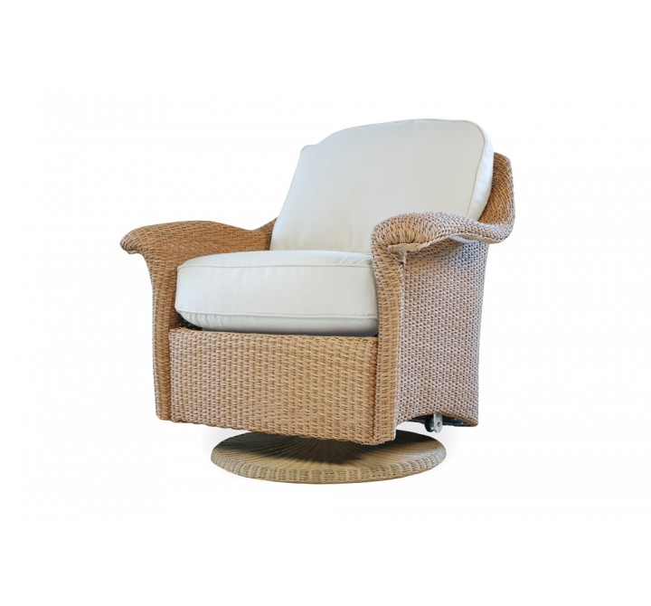 Oxford Swivel Glider Lounge Chair - Angled