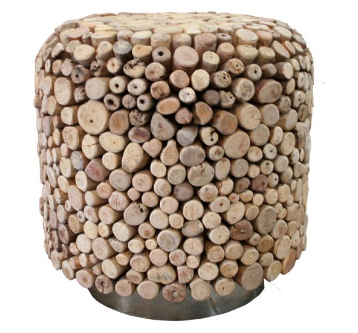 Bellini Modern Living Pebble Round End Table