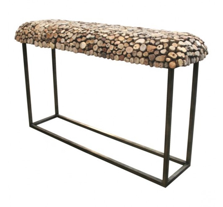 Bellini Modern Living Pebble Sofa Table