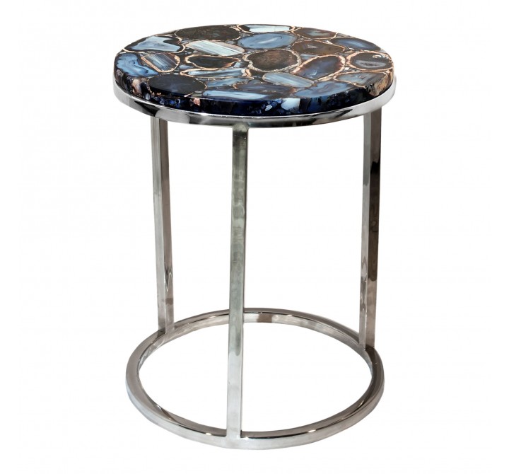 Shimmer Agate Accent Table