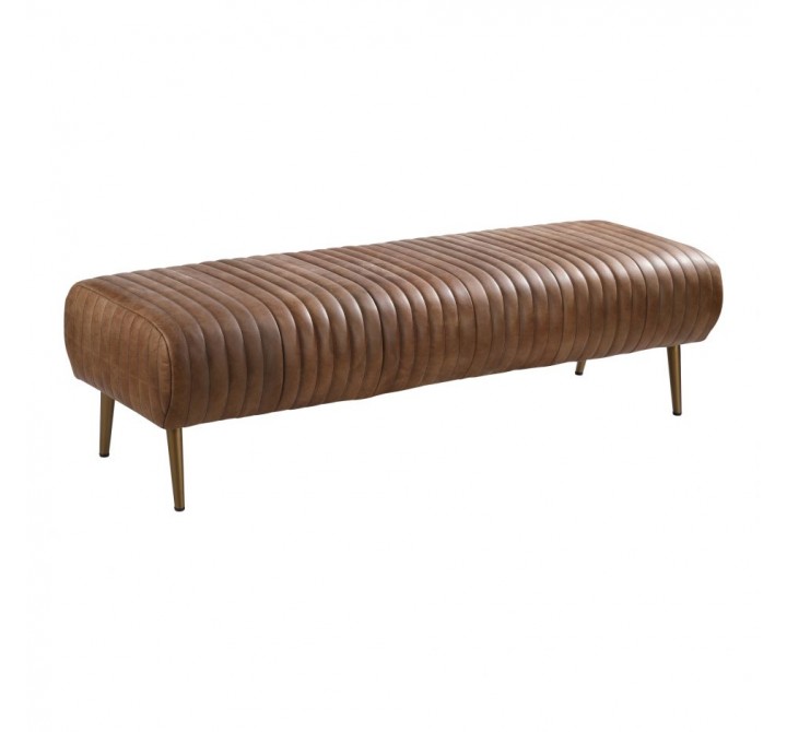 Moe's Home Collection Endora Bench Cappucino - Angled View