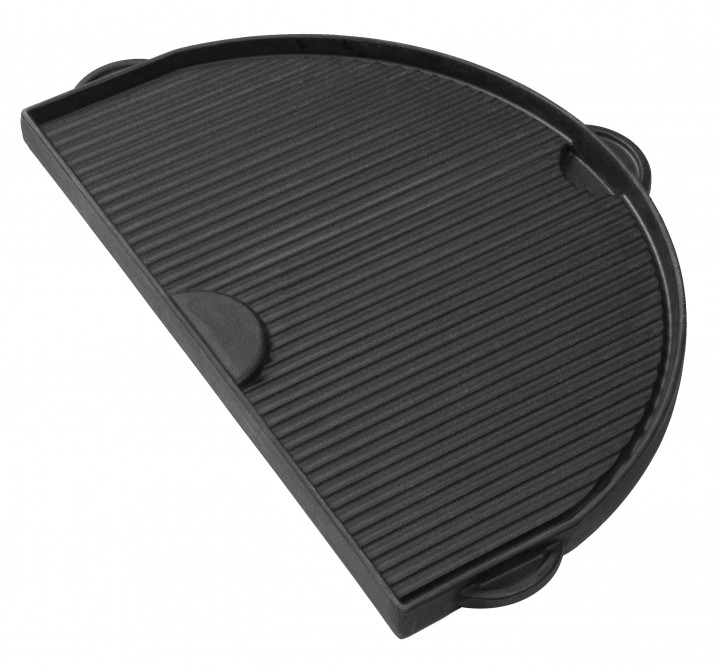 Primo Ceramic Grils Cast Iron Cooking Griddle Side Grooved