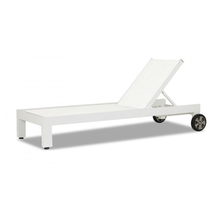 Sunset West Newport Adjustable Sling Chaise - Perspective