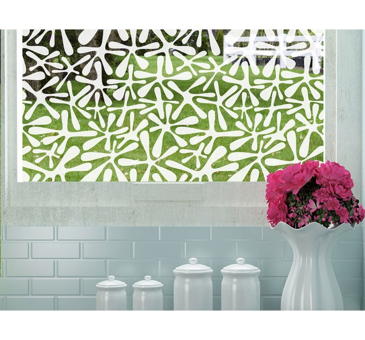 Odhams Press Groovy Amoeba Decorative Window Film - Optically Clear