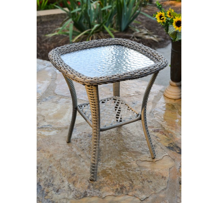 Tortuga Outdoor RIO VISTA  ~ Side/Bistro Table - Lifestyle