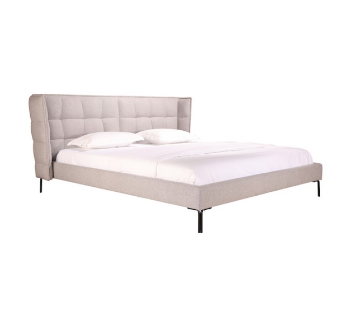Moe's Home Collection Ostalo King Bed - Grey - Perspective