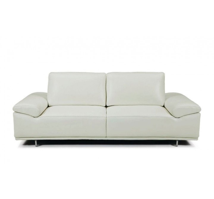 Roxanne Loveseat With Adjustable Back & Arm Cushions Light Grey