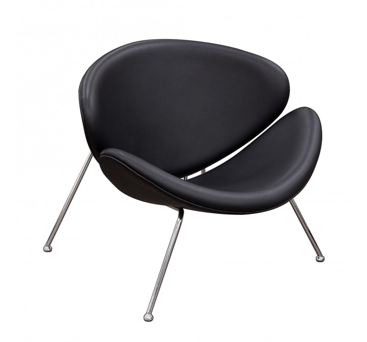 Diamond Sofa Roxy Accent Chair with Chrome Frame 