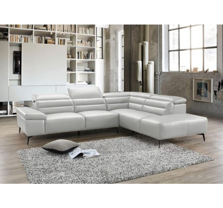 Camello Right Side Facing Sofa - Silver - Lifestyle