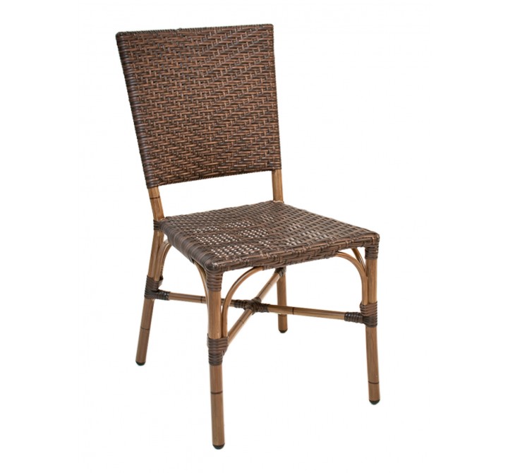 Hand Painted Aluminum Frame Side Chair - RT-03 - Front