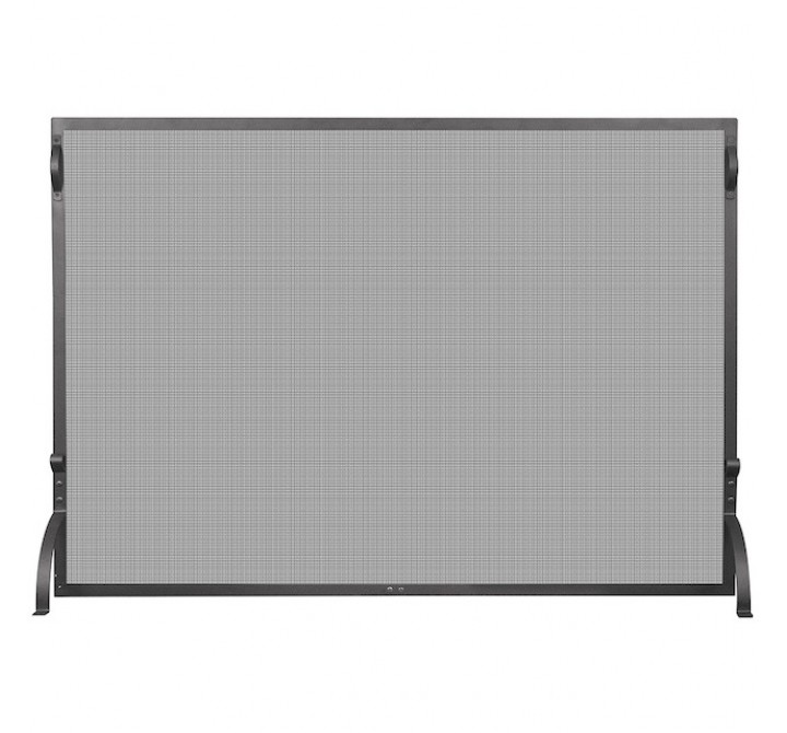 Mr. Bar-B-Q UniFlame® Single Panel Black Wrought Iron Screen, Large