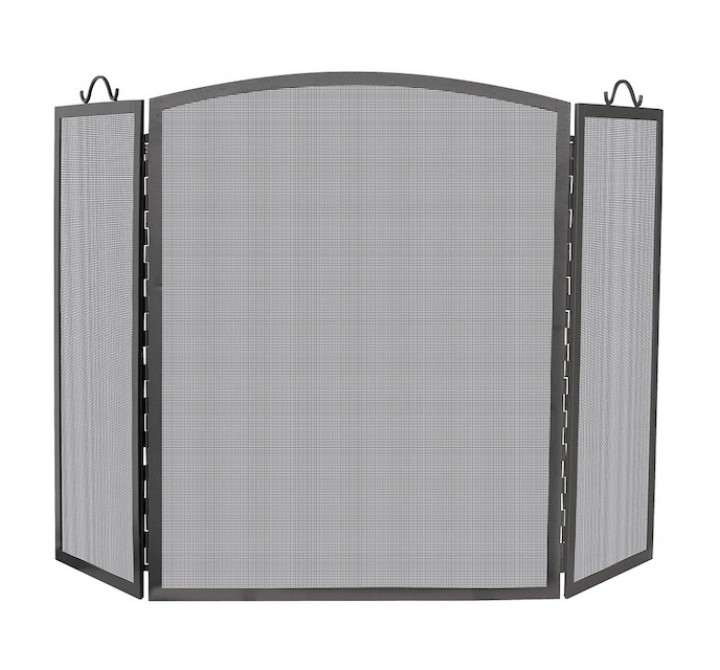 Mr. Bar-B-Q UniFlame® 3 Panel Olde World Iron Arch Top Screen, Large