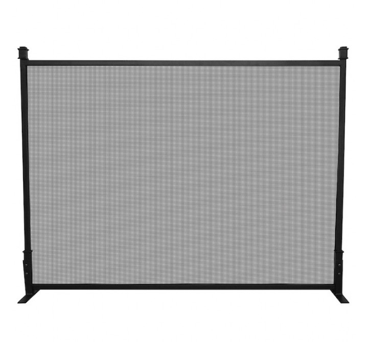 Mr. Bar-B-Q UniFlame® Single Panel Black Craftsman Screen