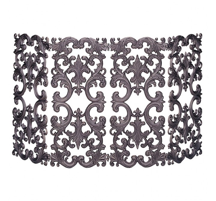 Mr. Bar-B-Q UniFlame® 4 Fold Bronze Finish Cast Aluminum Screen