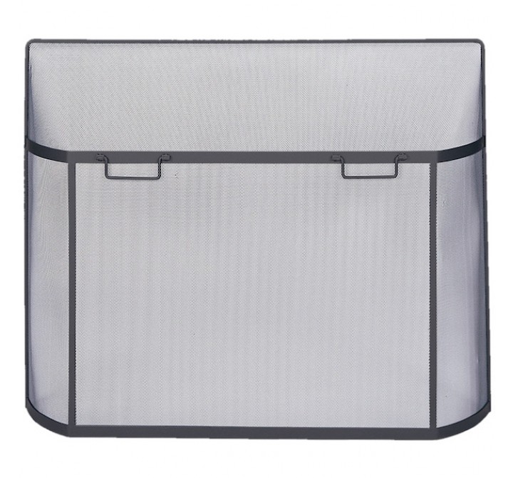 Mr. Bar-B-Q UniFlame® Olde World Iron Curved Spark Guard, Medium