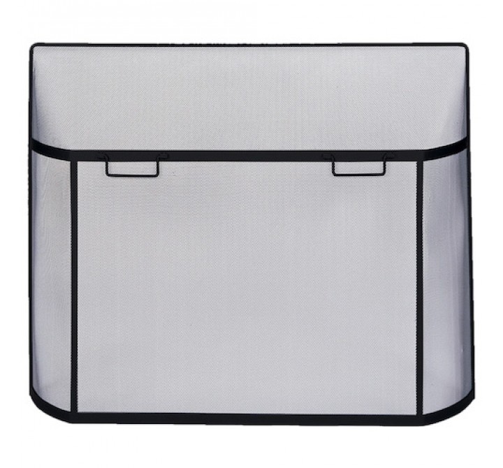 Mr. Bar-B-Q UniFlame® Black Curved Spark Guard