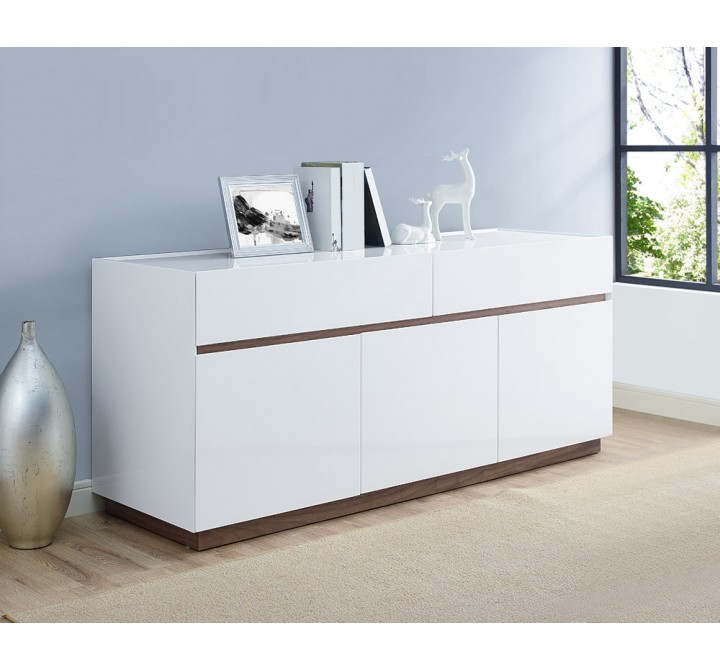 Serena Buffet Whole Body In High Gloss White - Lifestyle