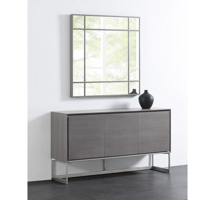 Fiona Buffet Gray Oak Veneer - Lifestyle