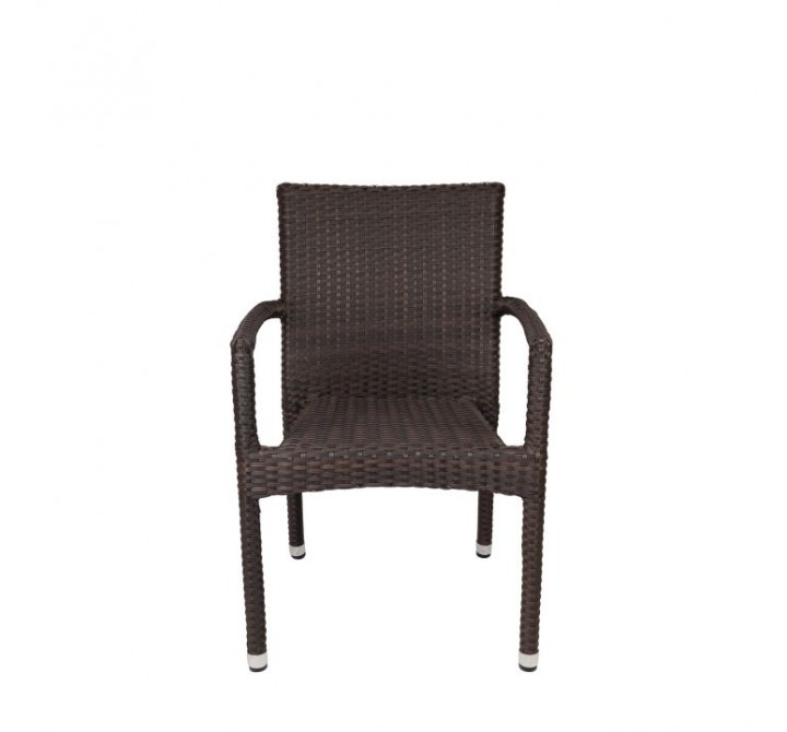 Sierra Dining Arm Chair - Espresso - Front