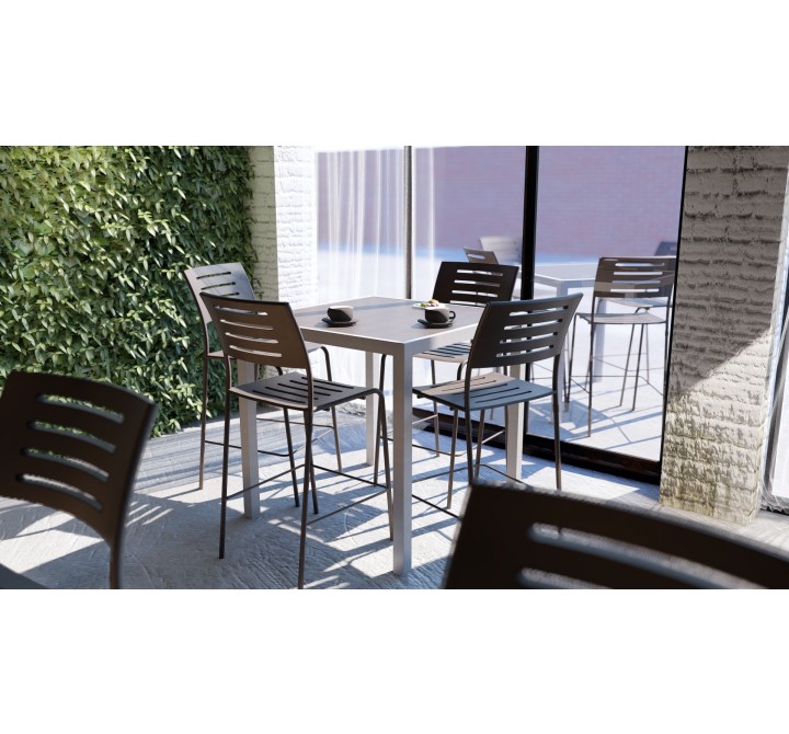 Adele Bar Side Chair - Bronze Age/Tex Gray