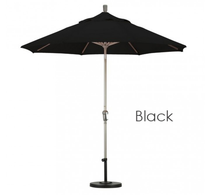 California Umbrella 9' Aluminum Market Umbrella Auto Tilt Champagne - Pacifica