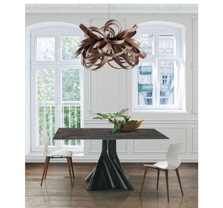 Shift Rectangular Dining Table In Noir Desir