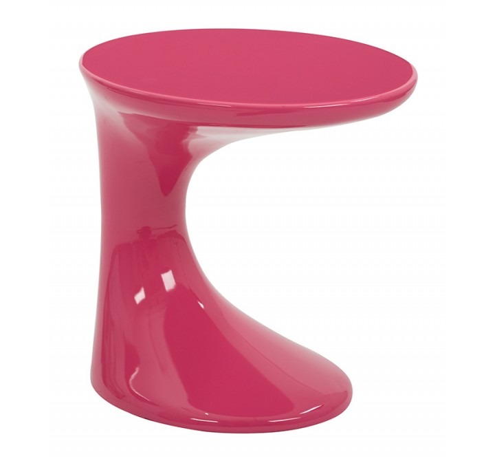 Slick Accent Table - Pink
