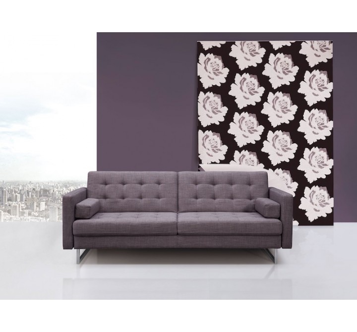 Whiteline Modern Living Giovanni Sofa Bed - Gray Fabric