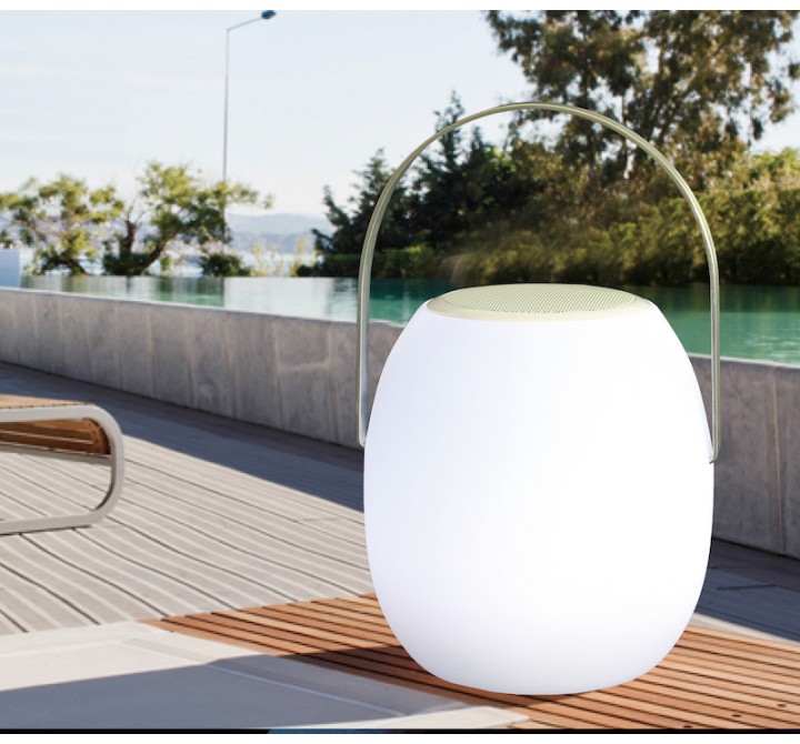 Whiteline Modern Living Power LED Portable Speaker