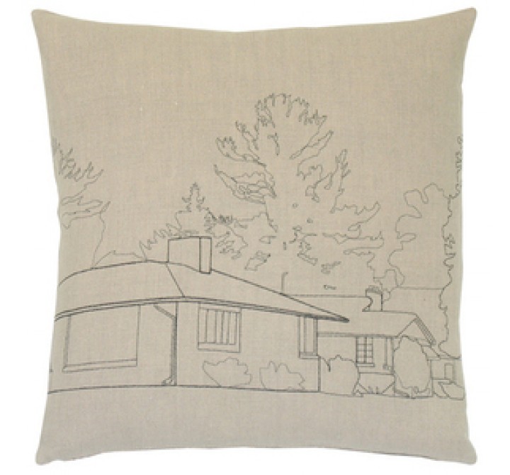 k studio Streetscape Pillow