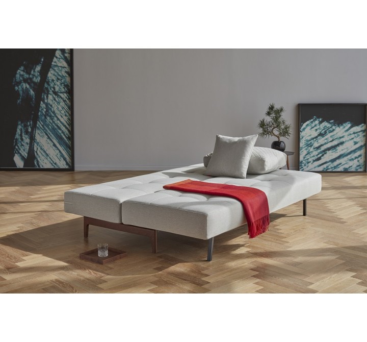 Supremax Quilt Deluxe Sofa In Dark Wood Legs - Lifestyle