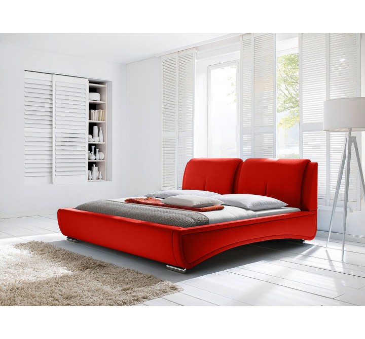 Diamond Sofa Sydney Bed in Red Fabric