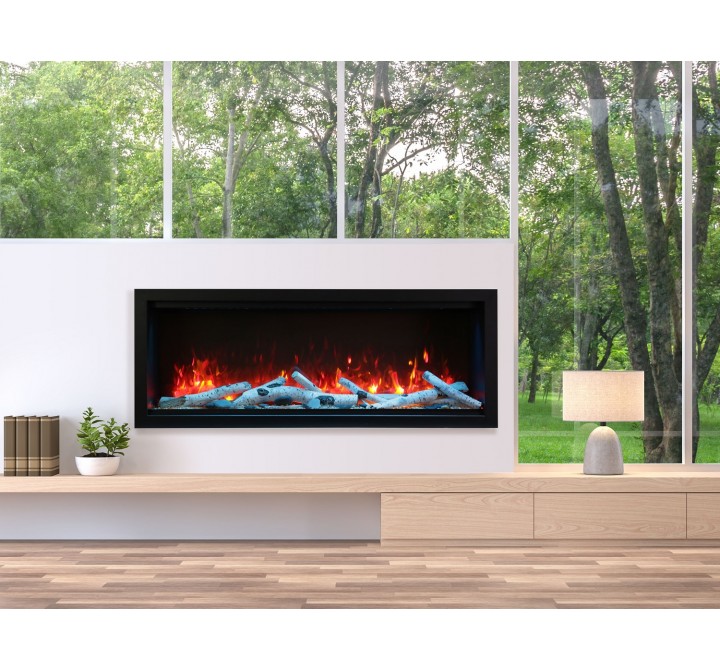 60" Extra Tall Clean Face Electric Built-in With Black Steel Surround - Lifestyle