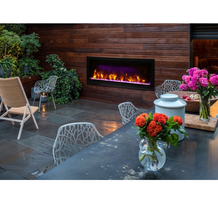 Remii 42" Basic Clean-face Electric Built-in With Glass With Black Steel Surround - Lifestyle