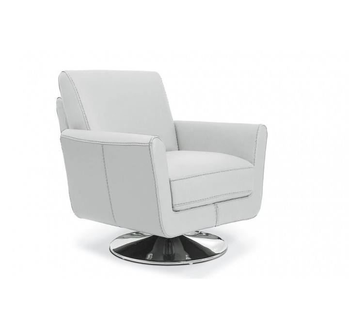 Syria Swivel Chair Light Grey