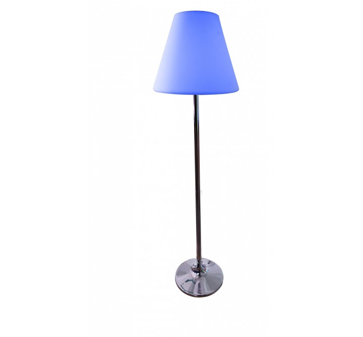 Solar LED Floor Lamp with BT Speaker - Blue