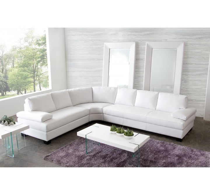 Diamond Sofa Vanity 3PC Sectional - WHITE or GREY