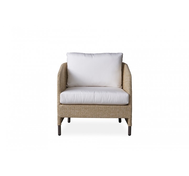 Verona Lounge Chair in Wheat - Front