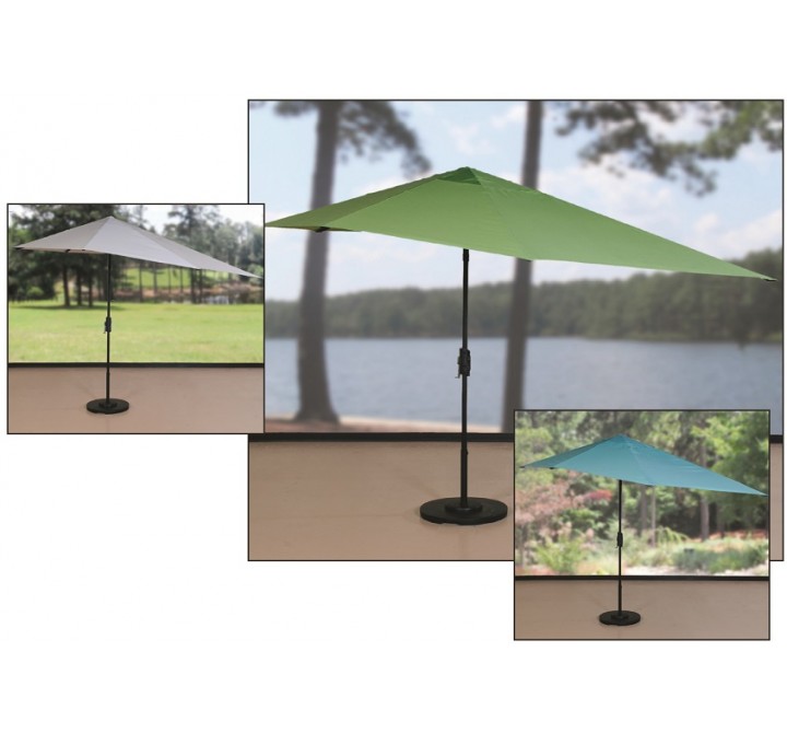 Shade Trends 16-ft Vizor Umbrella (Black Frame)