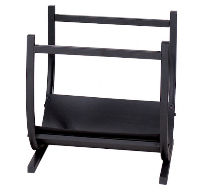 Mr. Bar-B-Q UniFlame® Black Wrought Iron Log Holder