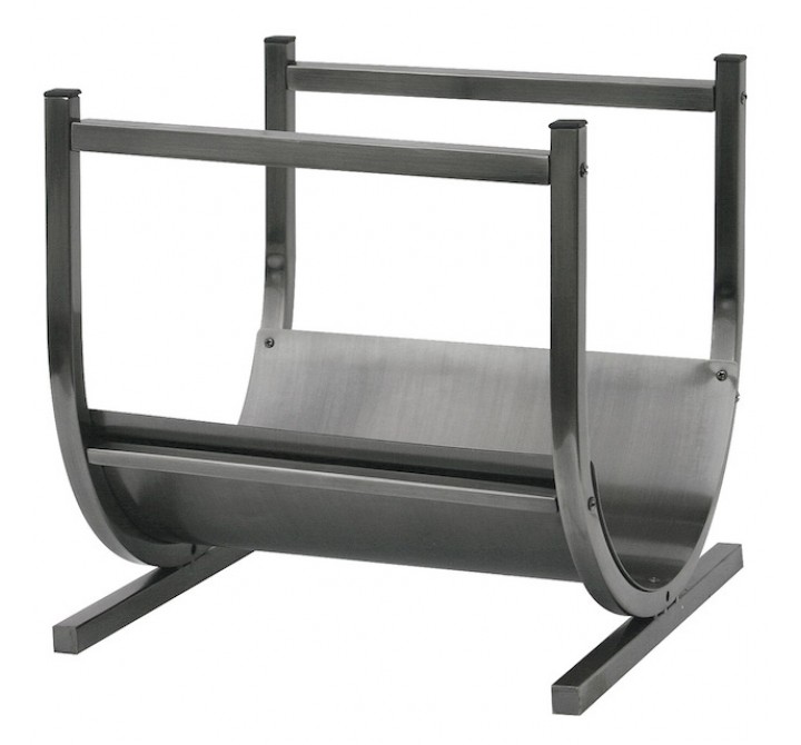Mr. Bar-B-Q UniFlame® Pewter Finish Log Holder