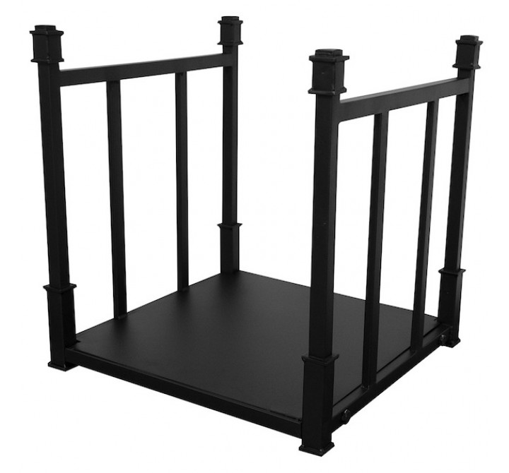Mr. Bar-B-Q UniFlame® 5 Piece Black Craftsman Log Holder