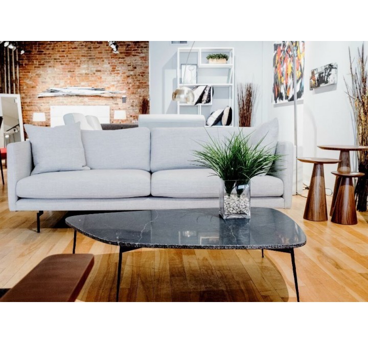 Flint Large Coffee Table Black - Lifestyle