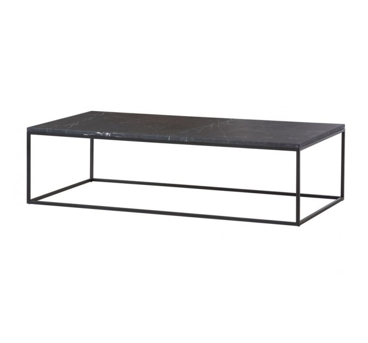 Onix Rectangular Coffee Table Black - Angled View