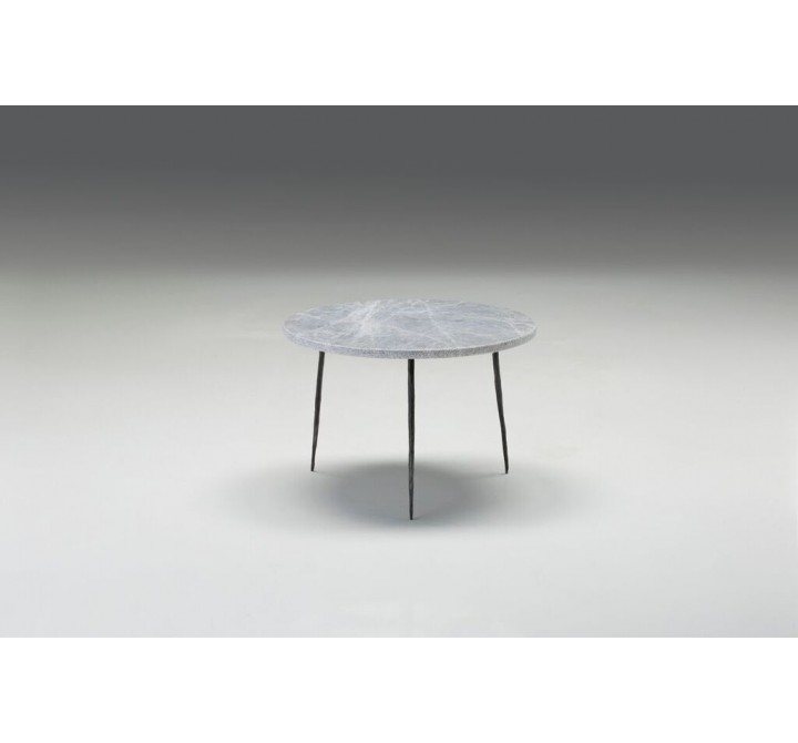 Kaii 13" End Table Grey Italian Marble