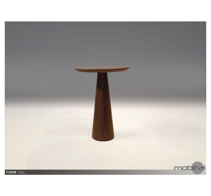 Tower Large End Table Natural Walnut